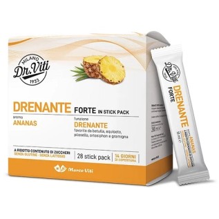 Dr Viti Drenante Forte Ananas 28 stick | FarmaLùmina