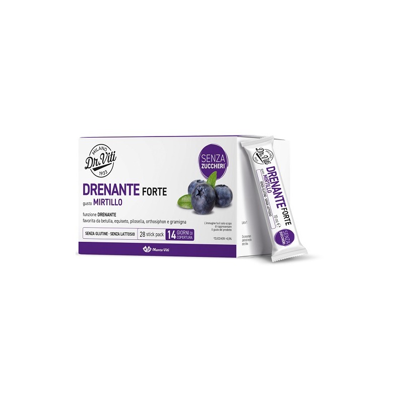 Dr Viti Drenante Mirtillo 28 stick | FarmaLùmina