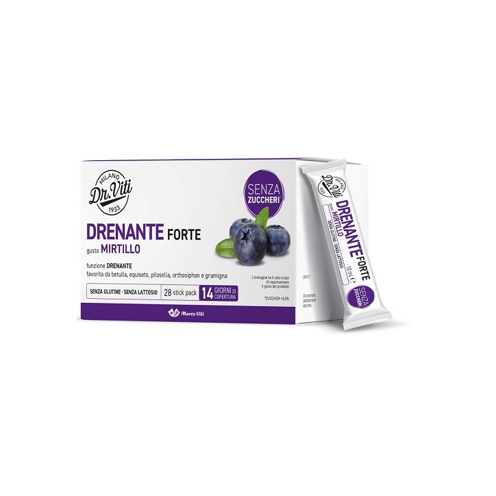 Dr Viti Drenante Forte Mirtillo 28 stick