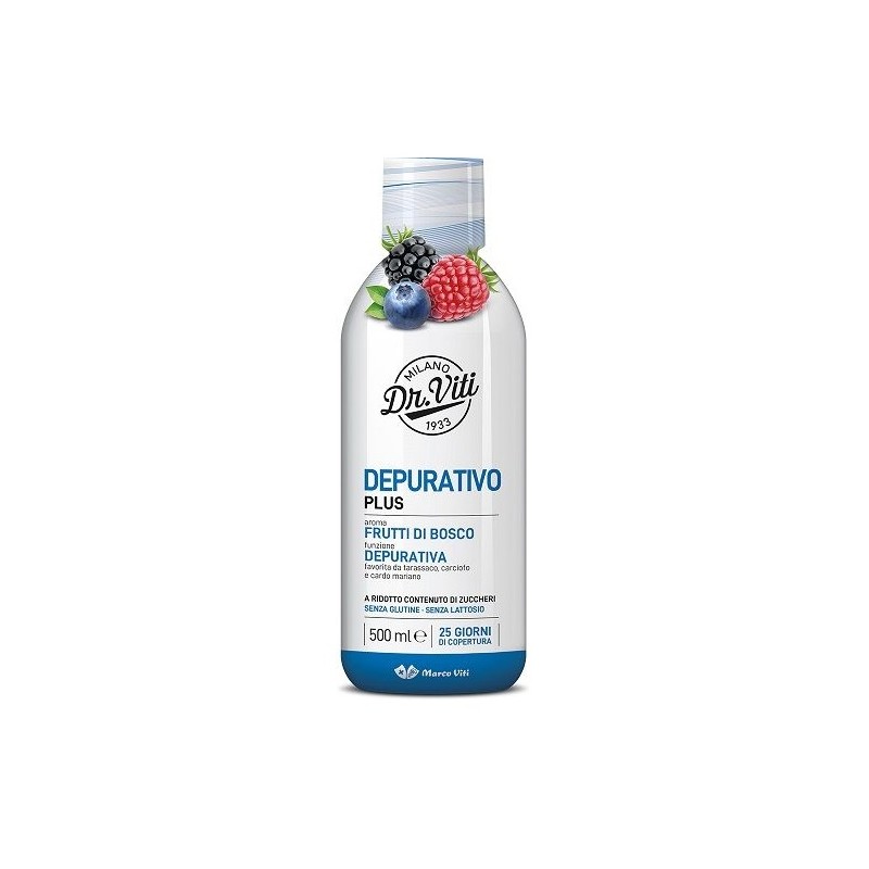 Dr. Viti Depurativo Plus Frutti di Bosco 500 ml | FarmaLùmina