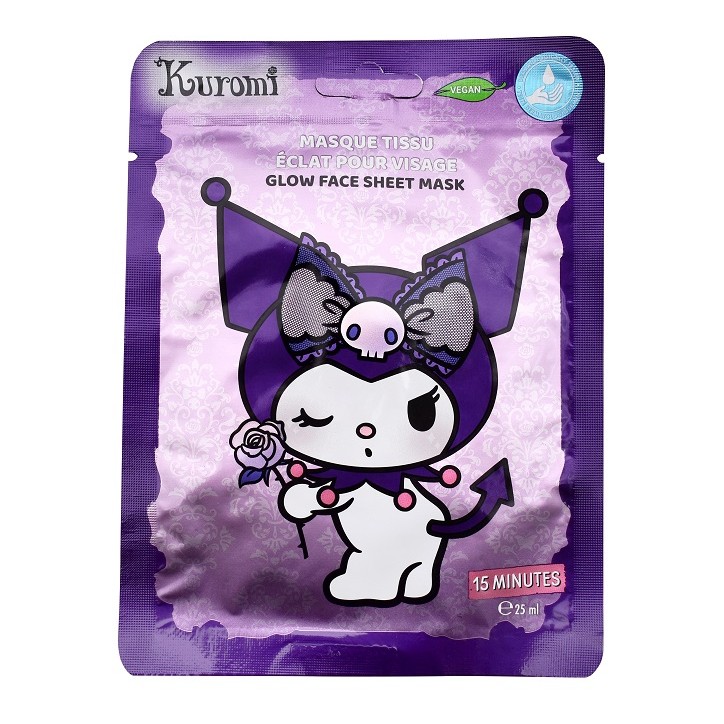 HK Kuromi Glow Face Mask 25 ml