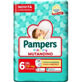 Pampers Baby Dry Pannolino Mutandina Extra Large 13 pz | FarmaLùmina