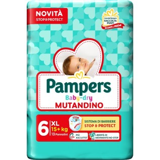 Pampers Baby Dry Pannolino Mutandina Extra Large 13 pz | FarmaLùmina