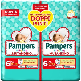 Pampers Baby Dry Pannolino Mutandina Extra Large 26 pz | FarmaLùmina