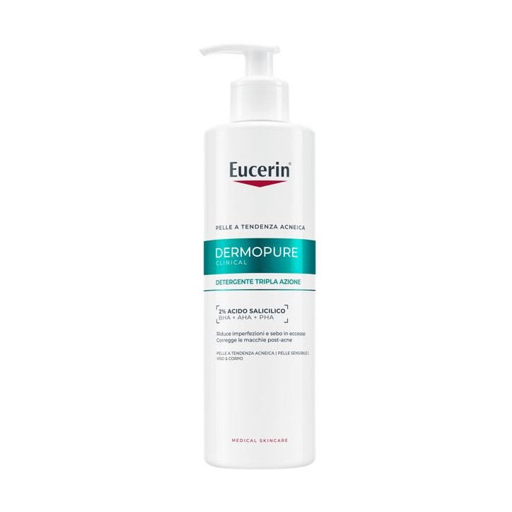 Eucerin Dermopure Detergente Tripla Azione 400 ml