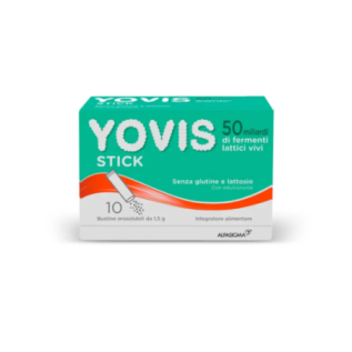 YOVIS Stick 10 Bustine - 50 Miliardi di Fermenti Probiotici