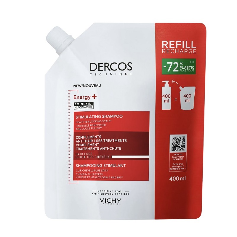 Vichy Dercos Shampoo Energizzante Refill 400 ml | FarmaLùmina