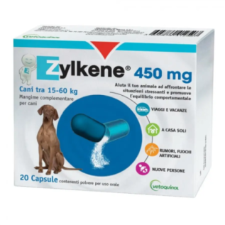Zylkene Cani 15-60kg - Soluzione Naturale per lo Stress del Tuo Cane |