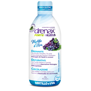 Drenax Forte Originale Mirtillo e Uva 750 ml | FarmaLùmina