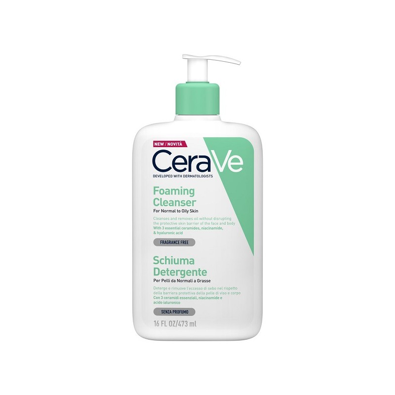 CeraVe Schiuma Detergente Viso 473 ml | FarmaLùmina