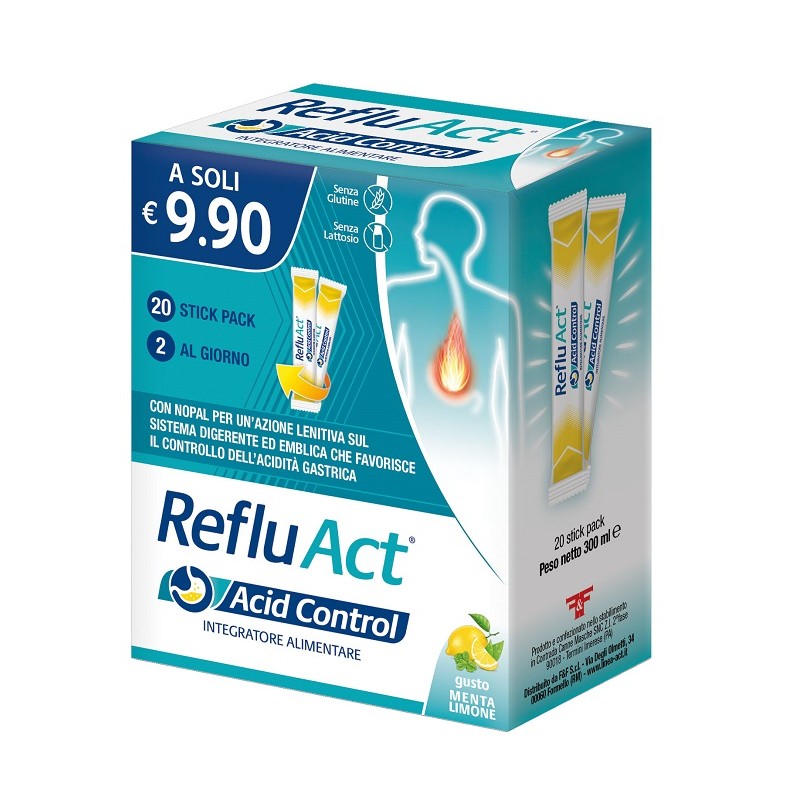 Reflu Act Acid Control 20 stick | FarmaLùmina
