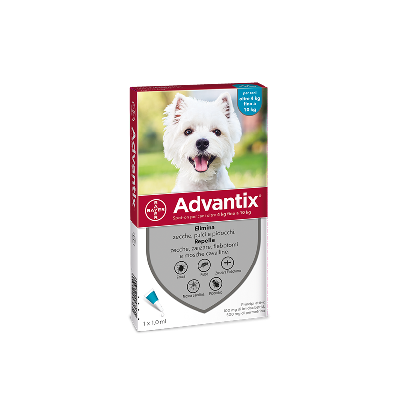 Advantix Spot On 4-10 kg | FarmaLùmina