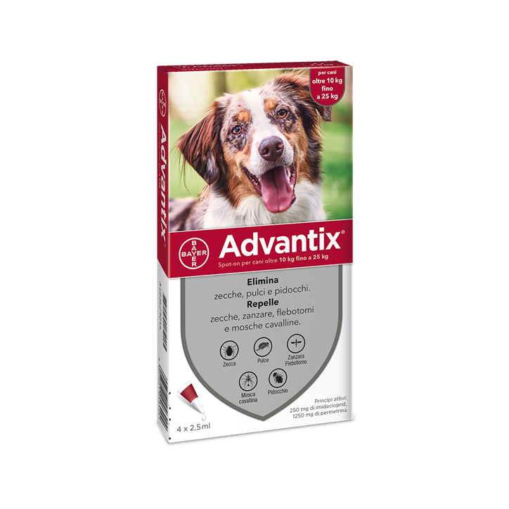 Advantix Spot On 4 Pipette 10-25 kg