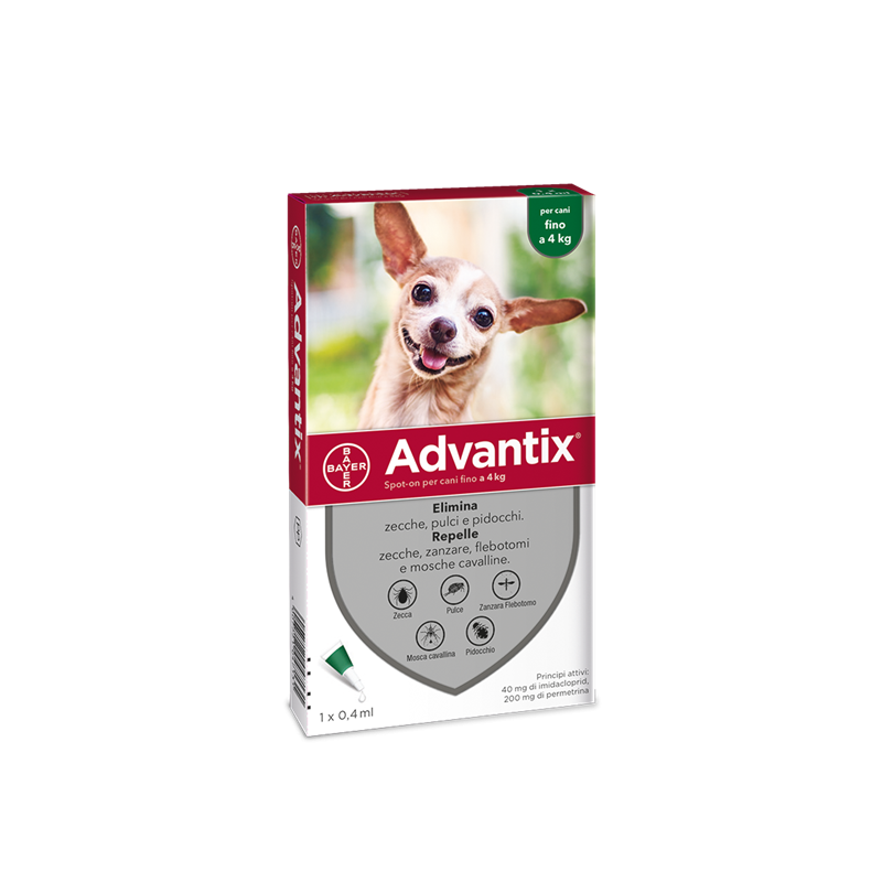 Advantix Spot On 0-4 kg | FarmaLùmina