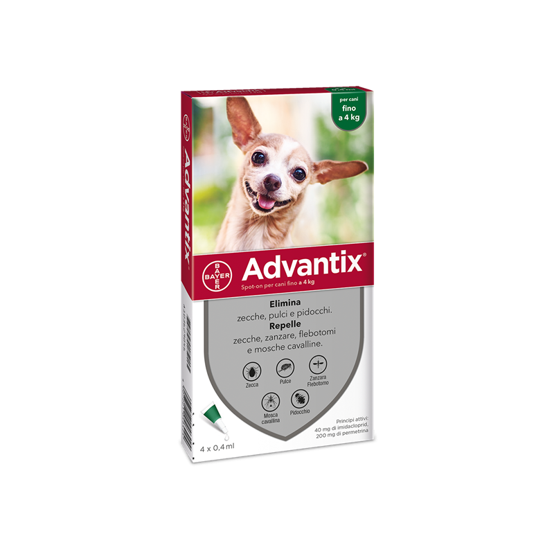 Advantix Spot On 0-4 kg | FarmaLùmina