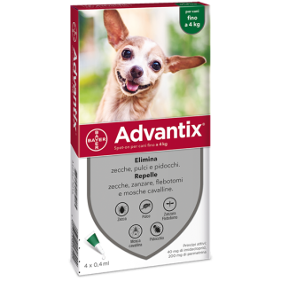 Advantix Spot On 0-4 kg | FarmaLùmina