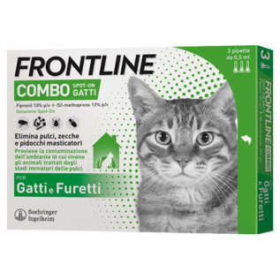 Frontline Combo 3 Pipette Gatti | FarmaLùmina