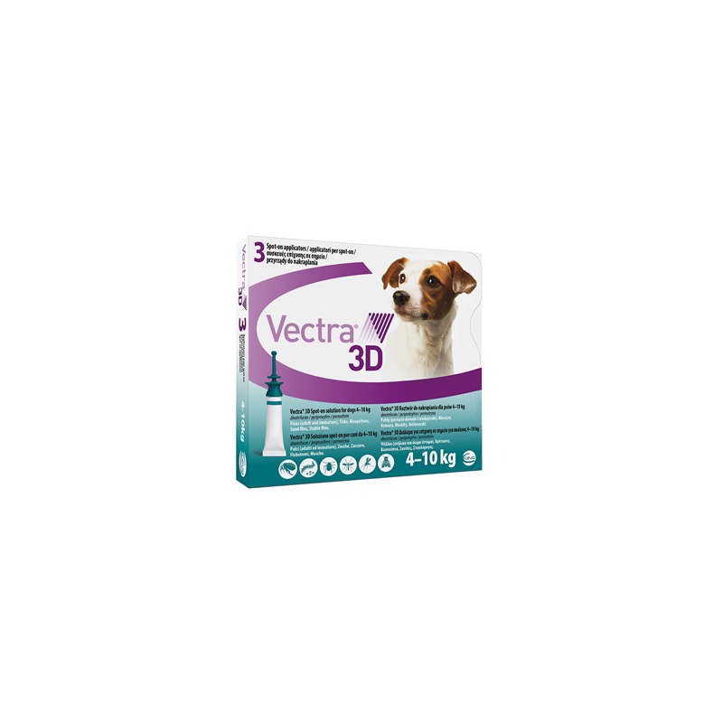 Ceva Vectra 3D 3Pip 4-10 kg | FarmaLùmina