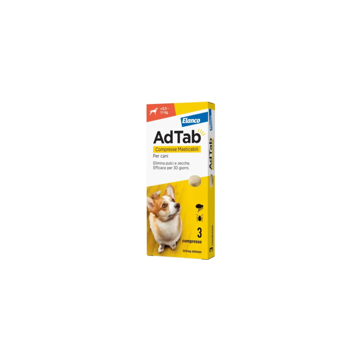 Adtab 3 Compresse 225 mg 5,5-11 kg