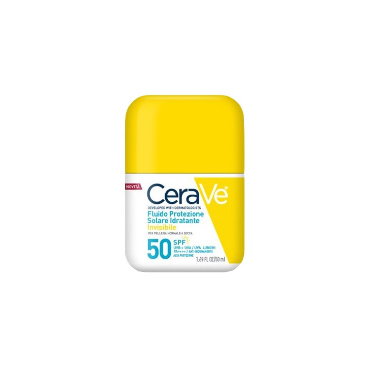 Cerave Fluido Protezione Solare Idratante Invisibile SPF50 50 ml