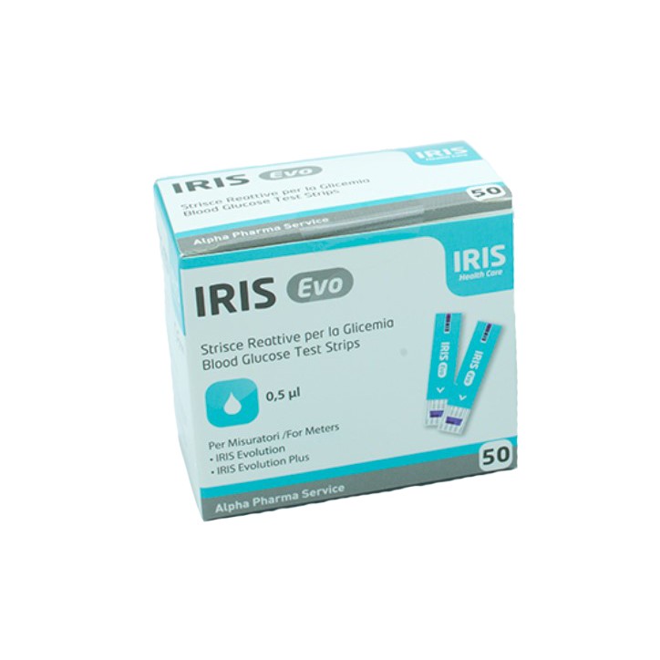 Alpha Pharma Service Strisce Misurazione Glicemia Irix Evo 50 pezzi